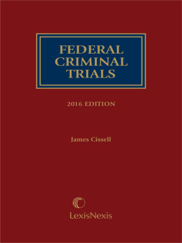 Federal Criminal Trials 2016